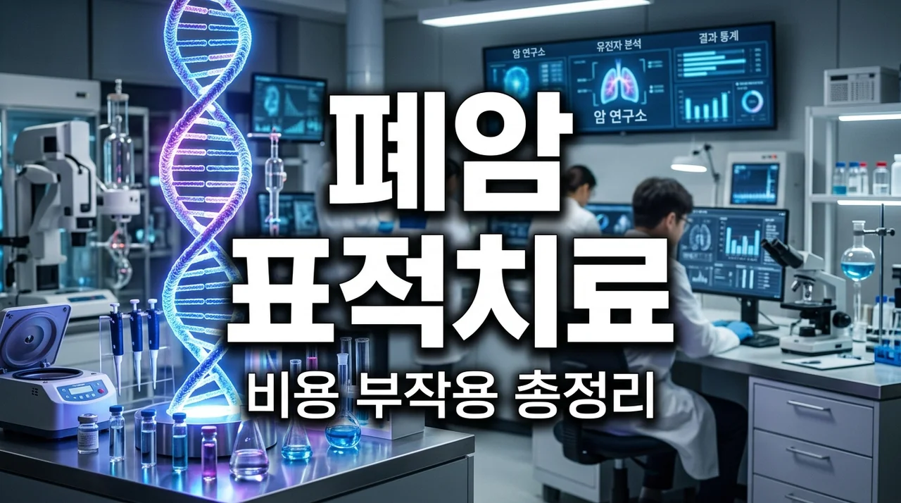 폐암 표적치료 비용과 부작용 완벽 정리: 나에게 맞는 치료법 찾기