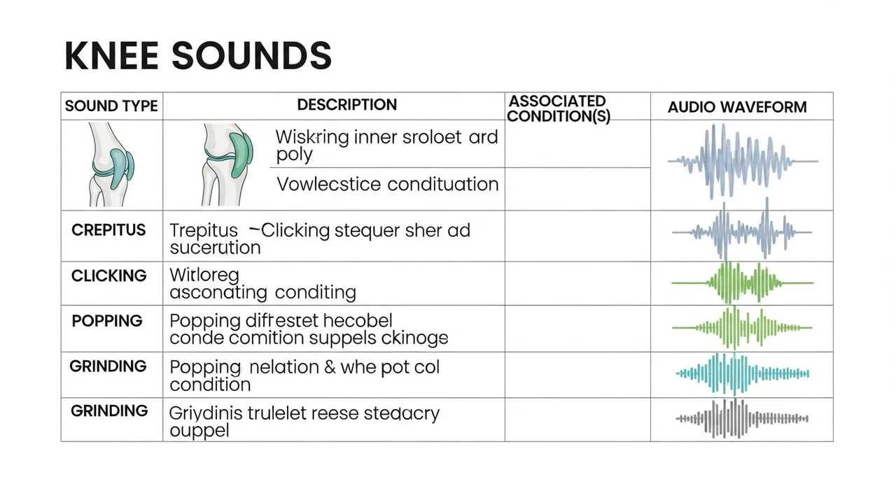소리 종류별로 알아보는 내 무릎 상태