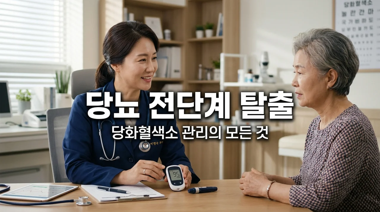 당화혈색소 당뇨 전단계 수치 기준과 정상으로 되돌리는 관리법 5가지