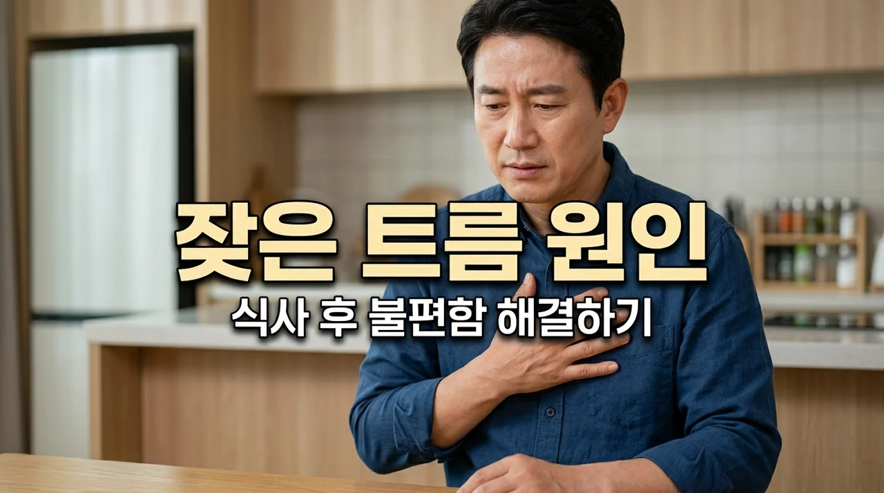 밥먹으면 항상 트름이 나와요? 원인 5가지와 해결 방법 총정리