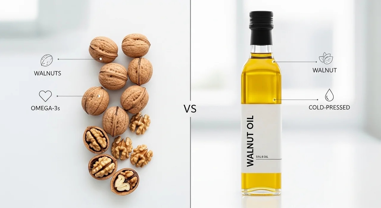 호두 vs 호두기름, 영양 성분 무엇이 다를까?