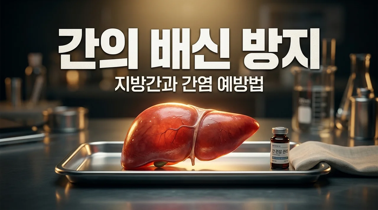 지방간 B형 간염 증상 없는 위험, 간암 예방 위한 관리 전략 5가지