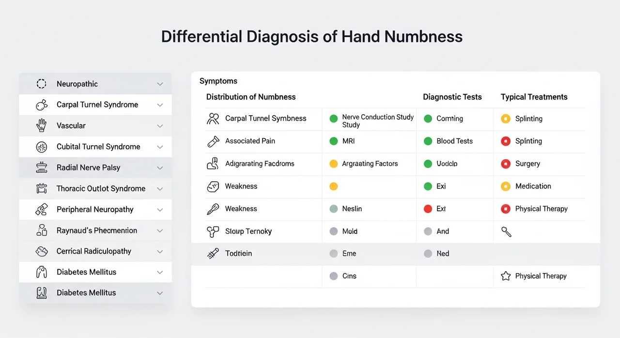 손저림 원인별 특징 한눈에 비교하기