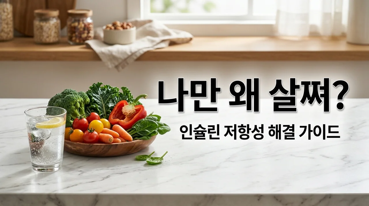 물만 마셔도 살찐다면? 인슐린 저항성 증상 4가지와 수치 낮추는 법