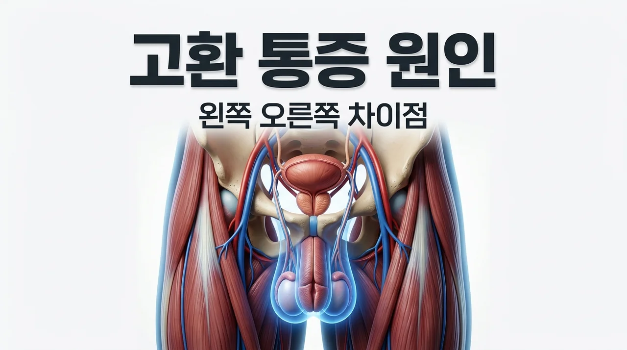 왼쪽 오른쪽 고환 통증 원인 5가지와 꼭 알아야 할 응급 증상