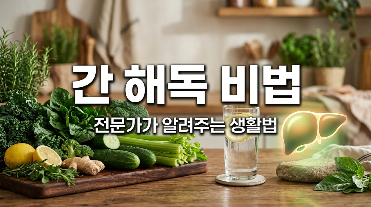 간 해독 생활법 총정리! 전문가가 추천하는 5가지 실천 가이드
