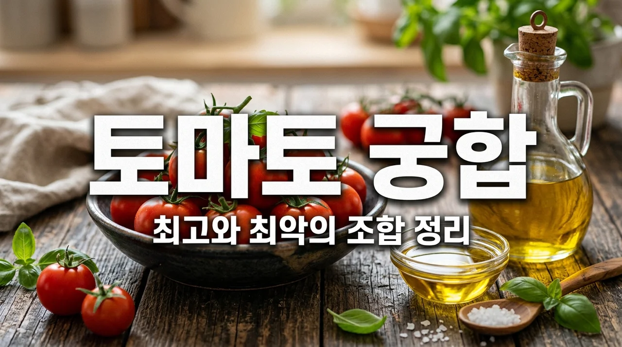 토마토 궁합 음식 완벽 정리! 같이 먹으면 보약, 피해야 할 조합은?
