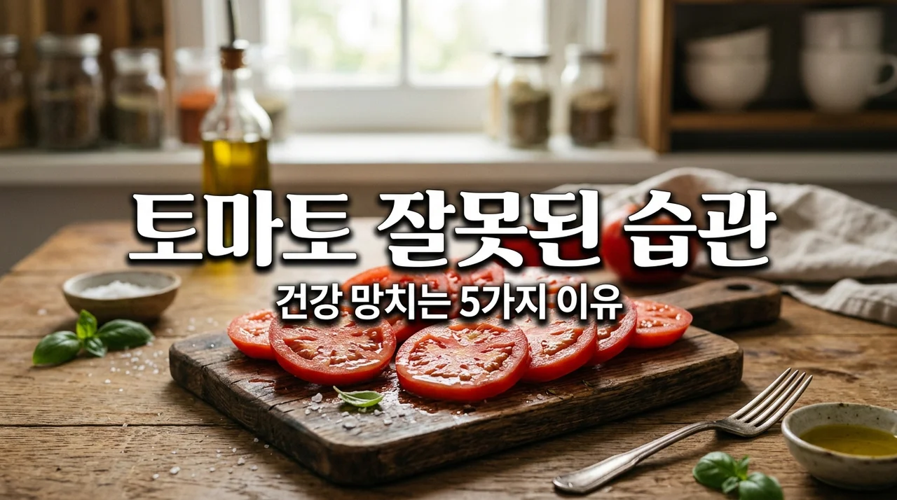 토마토 잘못 먹는 방법 5가지, 건강식인 줄 알았는데 독이 될 수도?