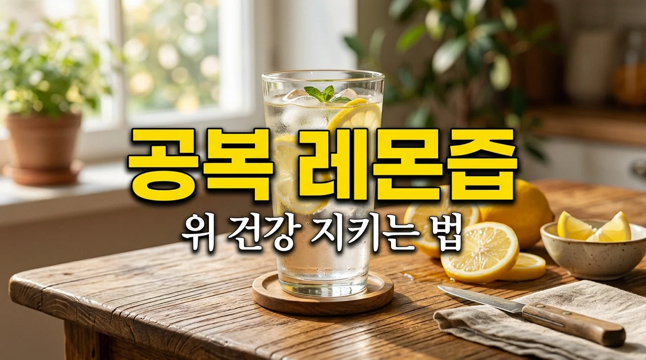 공복 레몬즙이 위에 미치는 영향과 속 쓰림 해결법 가이드