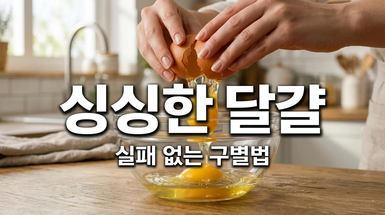 먹어도 되는 달걀 구별법 5가지와 실패 없는 신선도 체크리스트