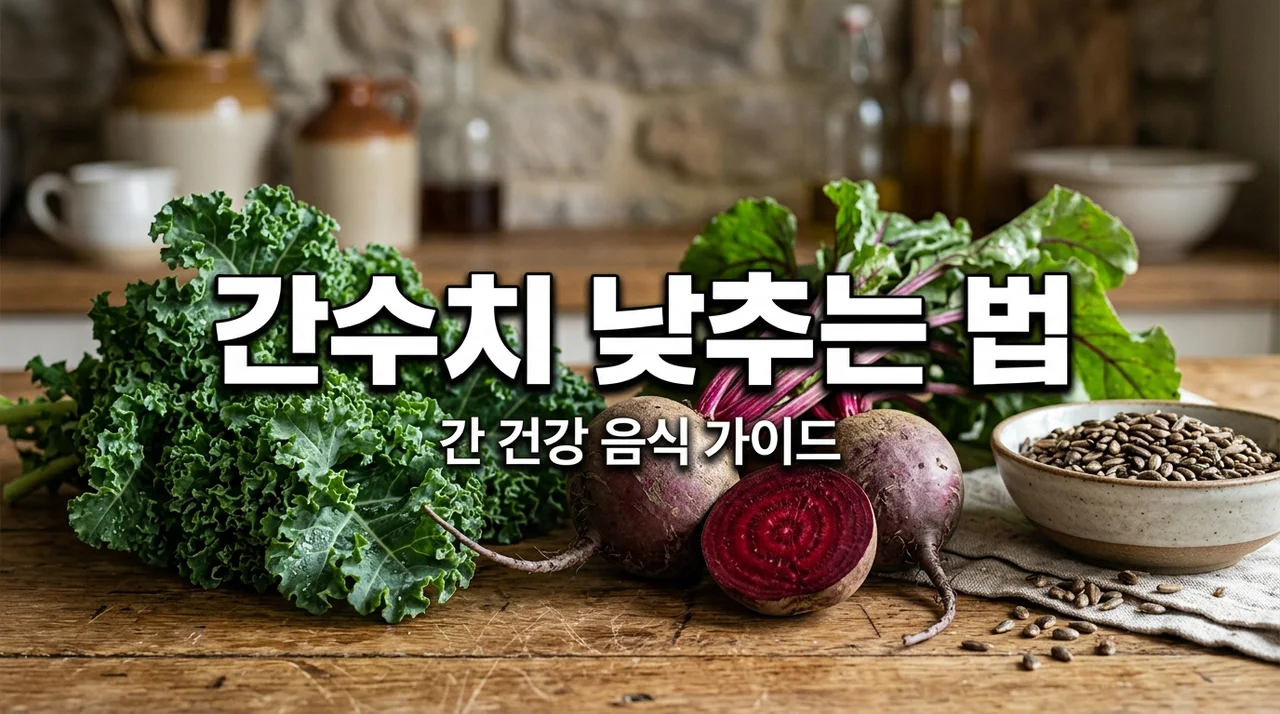 간수치 낮추는 법: 간 건강 개선에 도움 되는 음식과 영양소 총정리
