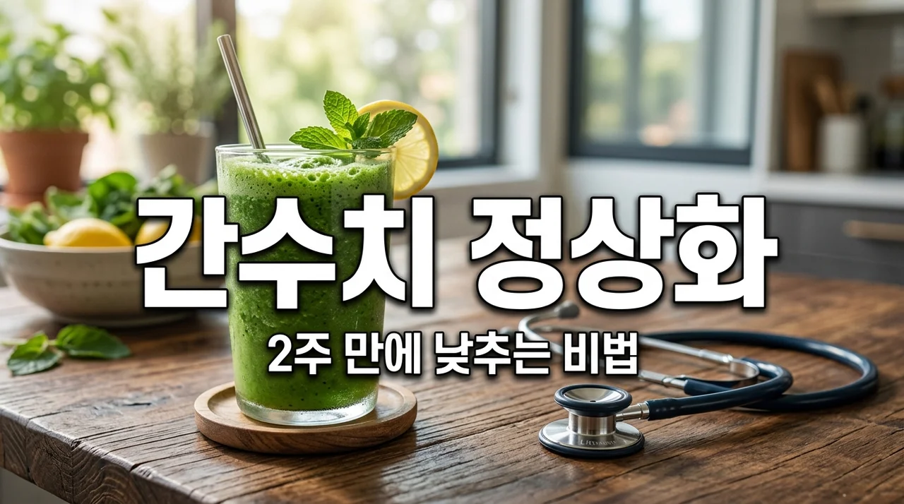간수치 정상화까지 걸리는 시간과 낮추는 법 5가지 핵심 관리법