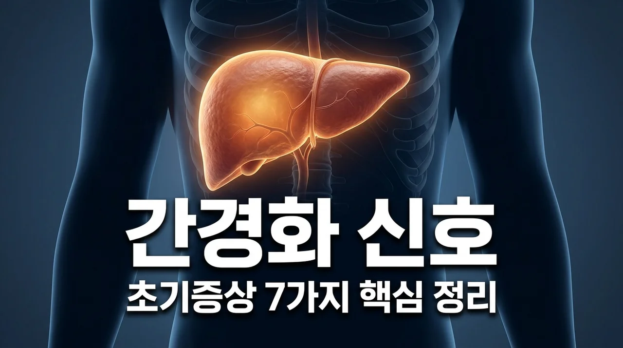 간경화 초기증상 7가지, 놓치면 위험한 신호와 관리법 총정리