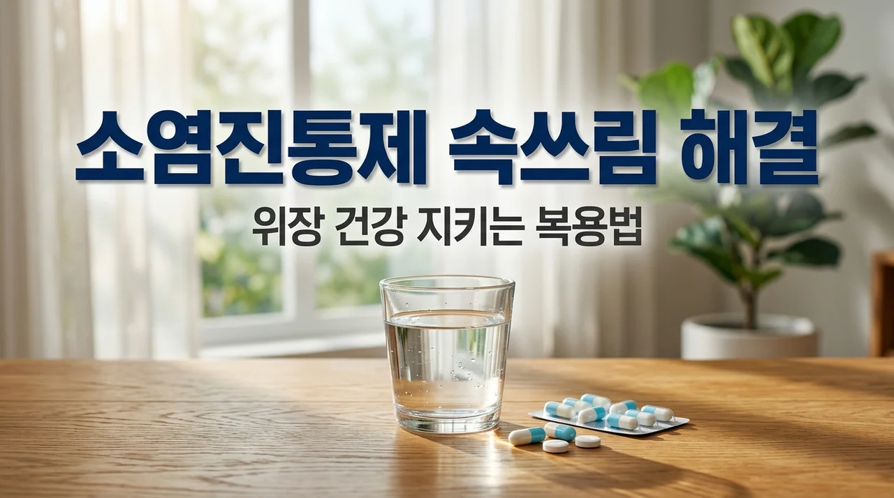 소염진통제 위장 건강, 속 쓰림 없이 안전하게 복용하는 방법 5가지