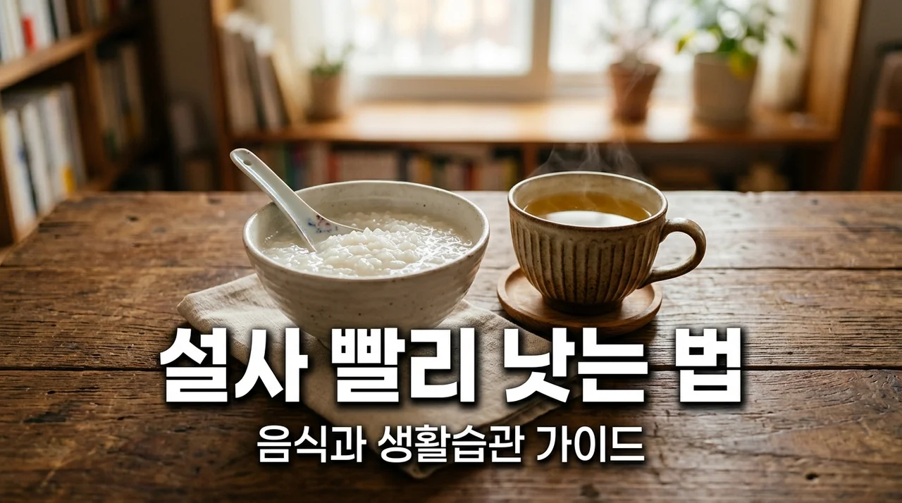 설사 빨리 낫는 법 5가지! 음식 조절과 필수 생활 습관 총정리