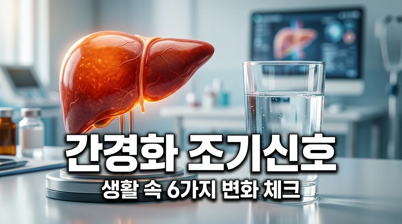 간경화 조기 발견을 위한 생활 속 변화 6가지와 필수 체크리스트