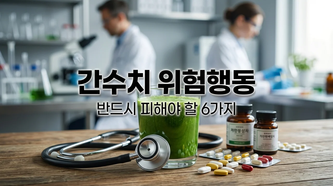 간수치 높을 때 반드시 피해야 할 행동 6가지, 건강검진 후 필수 확인!