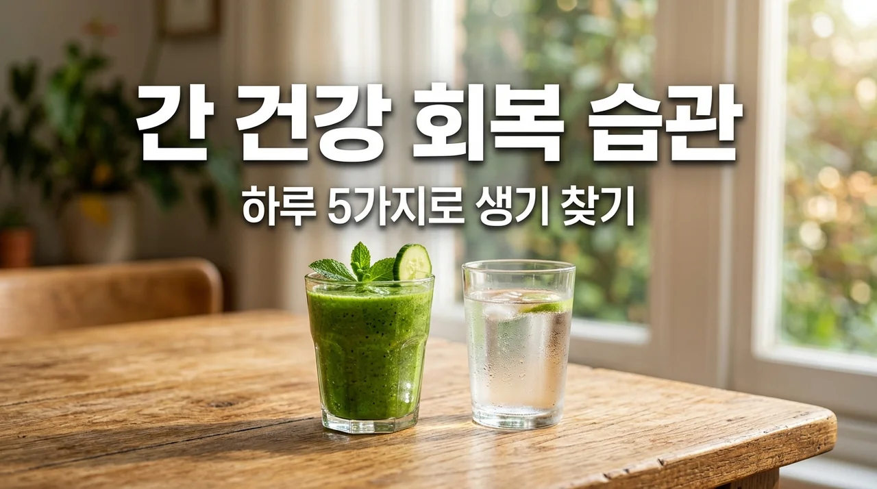 간 건강 회복을 위한 하루 습관 5가지, 침묵의 장기를 살리는 비결