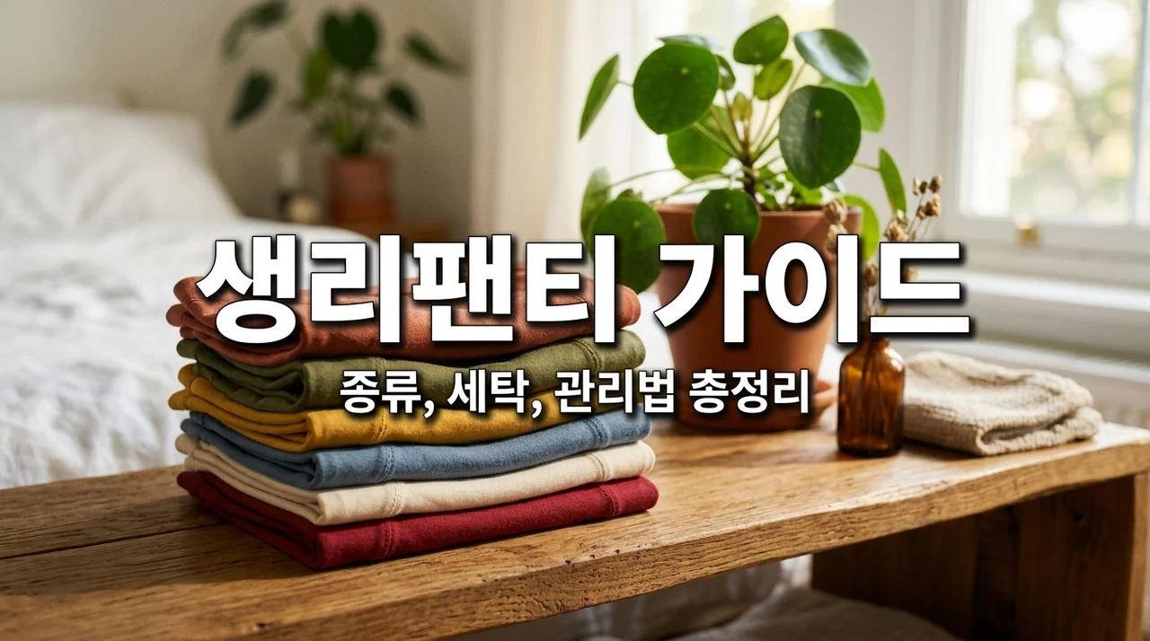 생리팬티 추천 종류부터 세탁법까지! 생리대 탈출 완벽 가이드