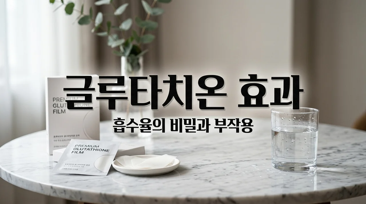 글루타치온 영양제 효과 높이는 법 | 필름 vs 정제 비교 및 부작용 총정리