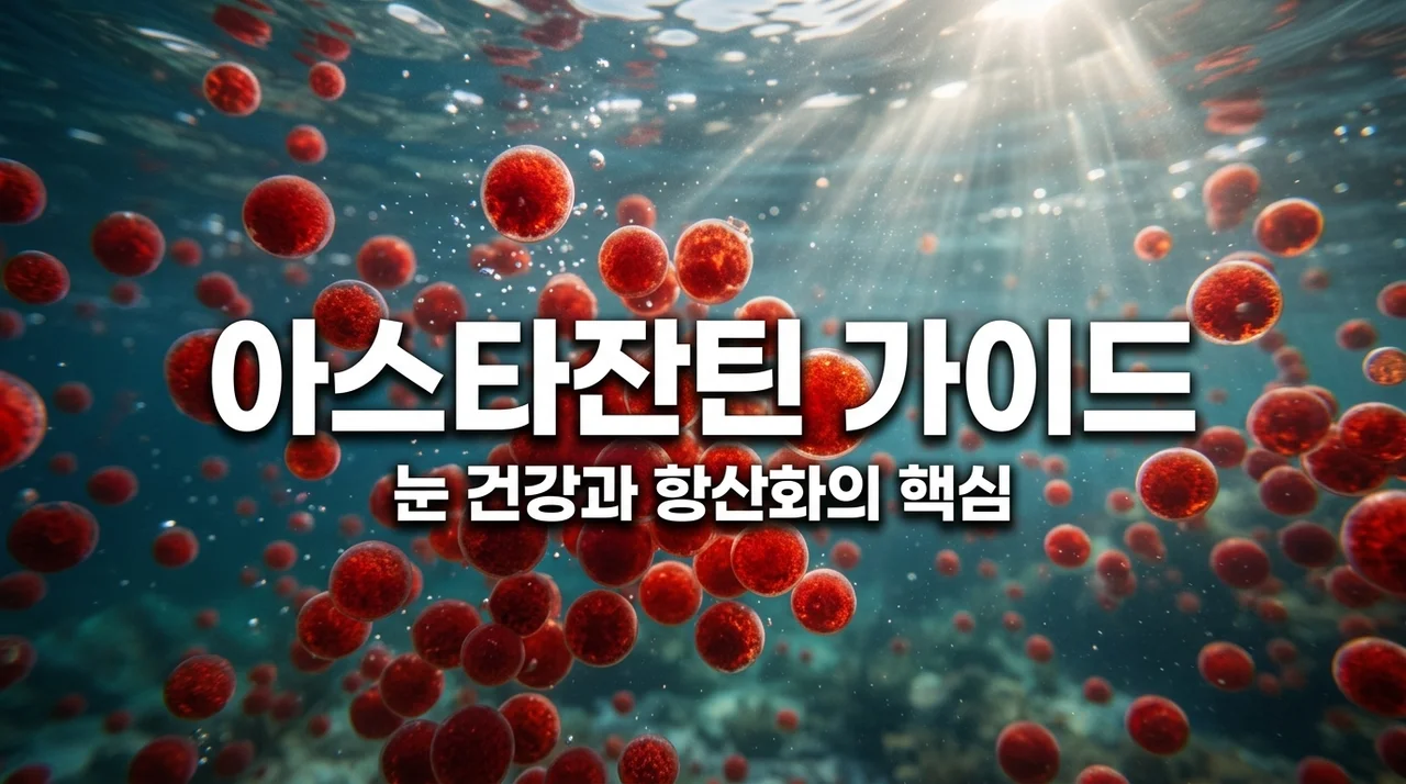 아스타잔틴 효능 권장량 및 눈 건강을 위한 올바른 섭취법 가이드