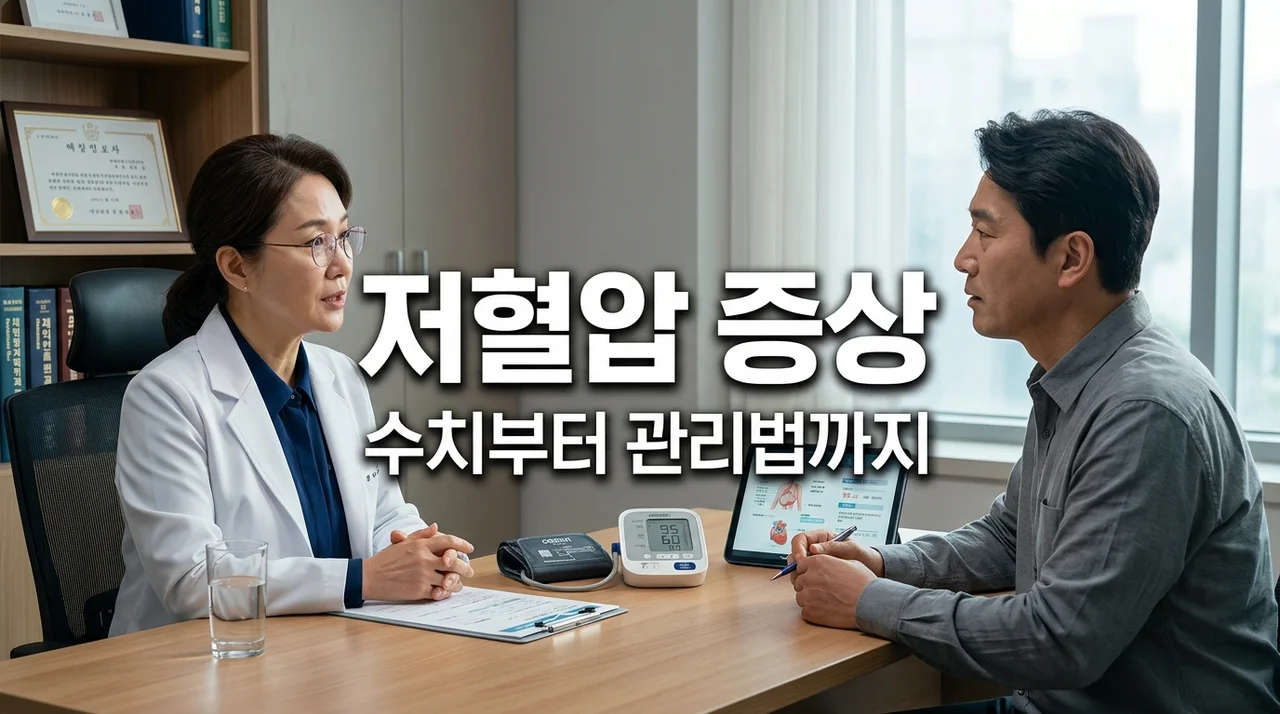 저혈압 증상 5가지와 수치 기준, 기립성 저혈압 관리법 총정리