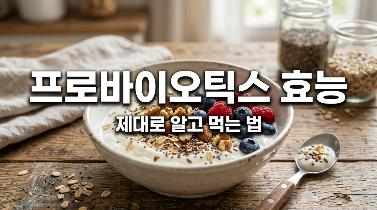프로바이오틱스 효능 5가지와 먹는 시간, 부작용 완벽 가이드