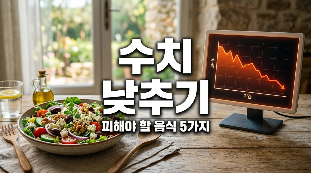 당화혈색소 정상수치 낮추기: 당장 피해야 할 음식 5가지와 관리법
