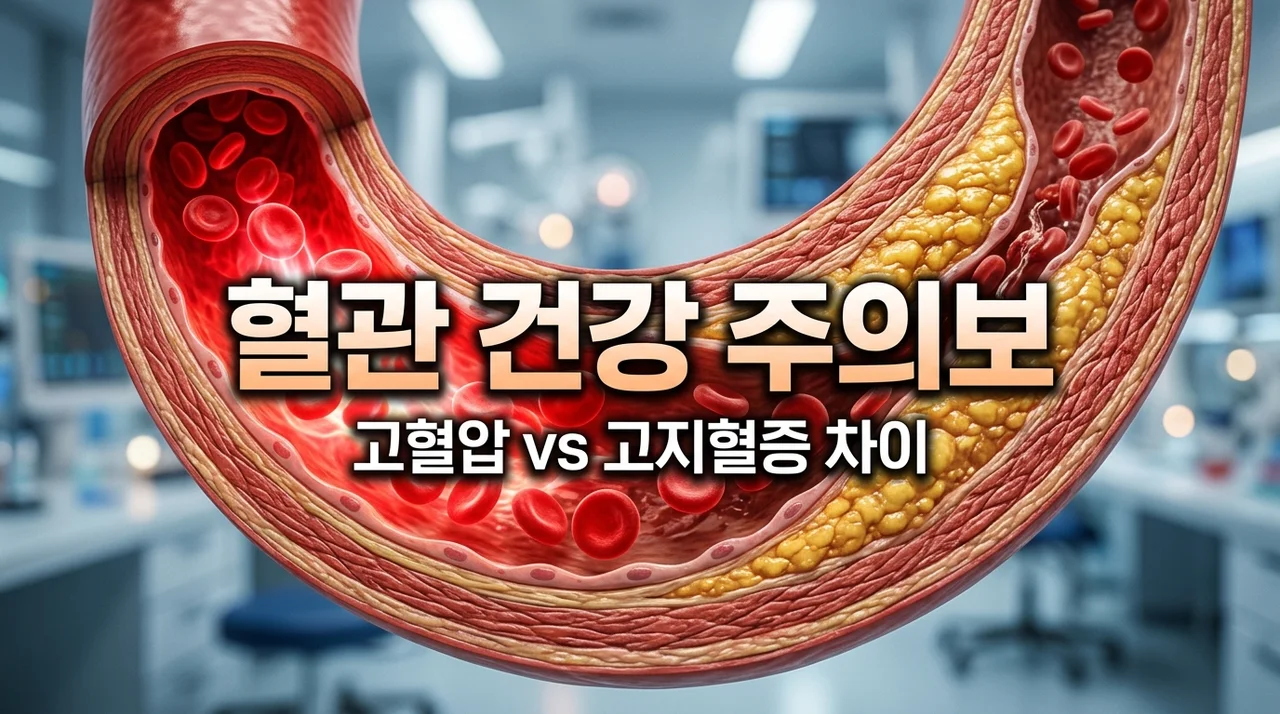 고혈압 증상 VS 고지혈증 증상 차이, 침묵의 살인자 구별법과 관리팁