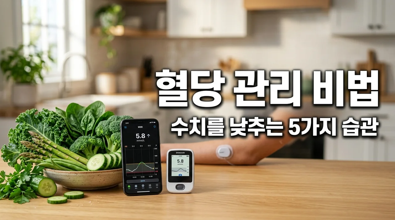 혈당낮추는법 5가지 핵심 비결: 공복 혈당부터 식후 관리까지 완벽 정리