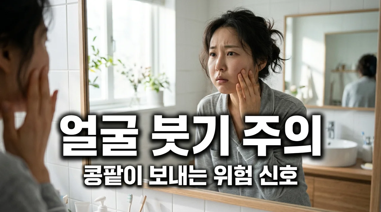 아침마다 얼굴 붓는다면? 콩팥(신장) 건강 적신호 확인법과 관리 팁