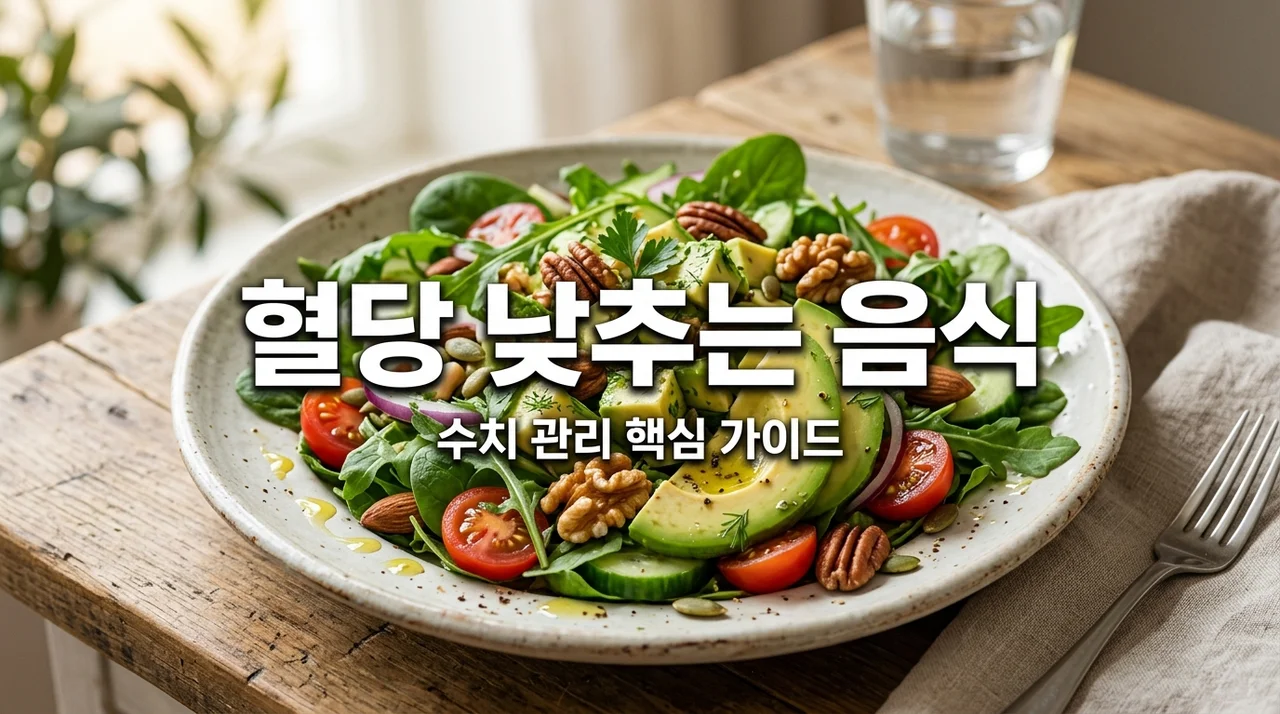 혈당수치 낮추는 음식 효과 있을까? 수치 관리 위한 필수 기준 3가지