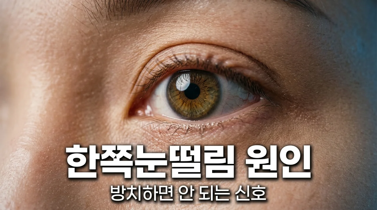 한쪽눈떨림 원인 5가지와 해결법, 마그네슘보다 중요한 '이것'은?