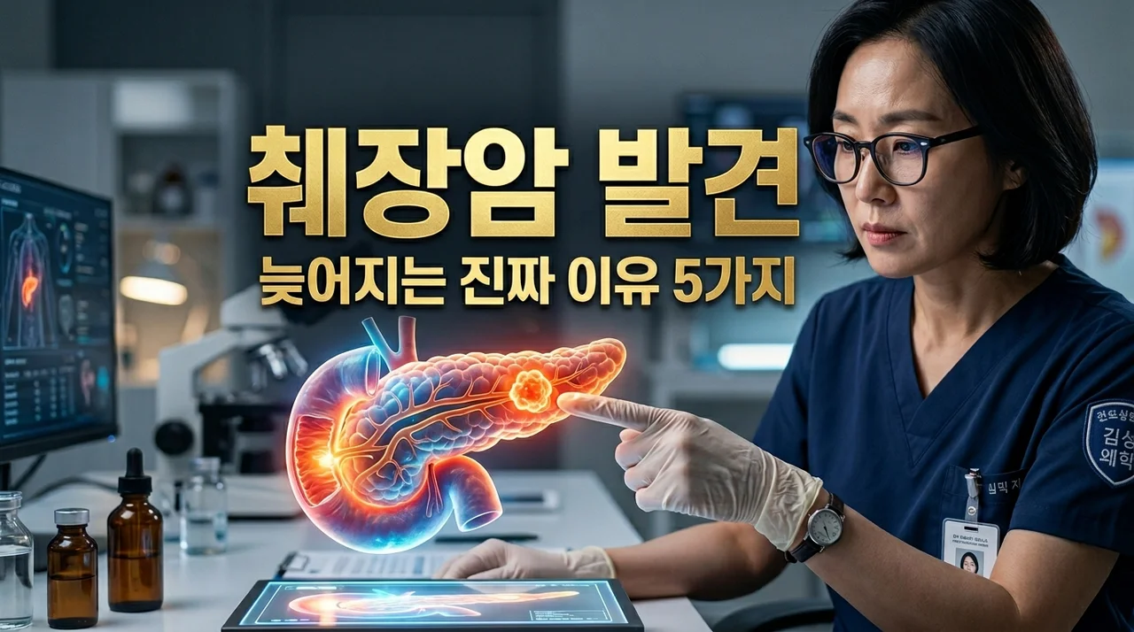 췌장암 증상 왜 늦게 발견될까? 침묵의 신호를 잡는 5가지 핵심 이유