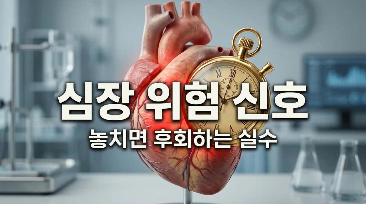 심장 위험 신호 놓치는 실수 5가지 | 전조 증상과 골든타임 확인