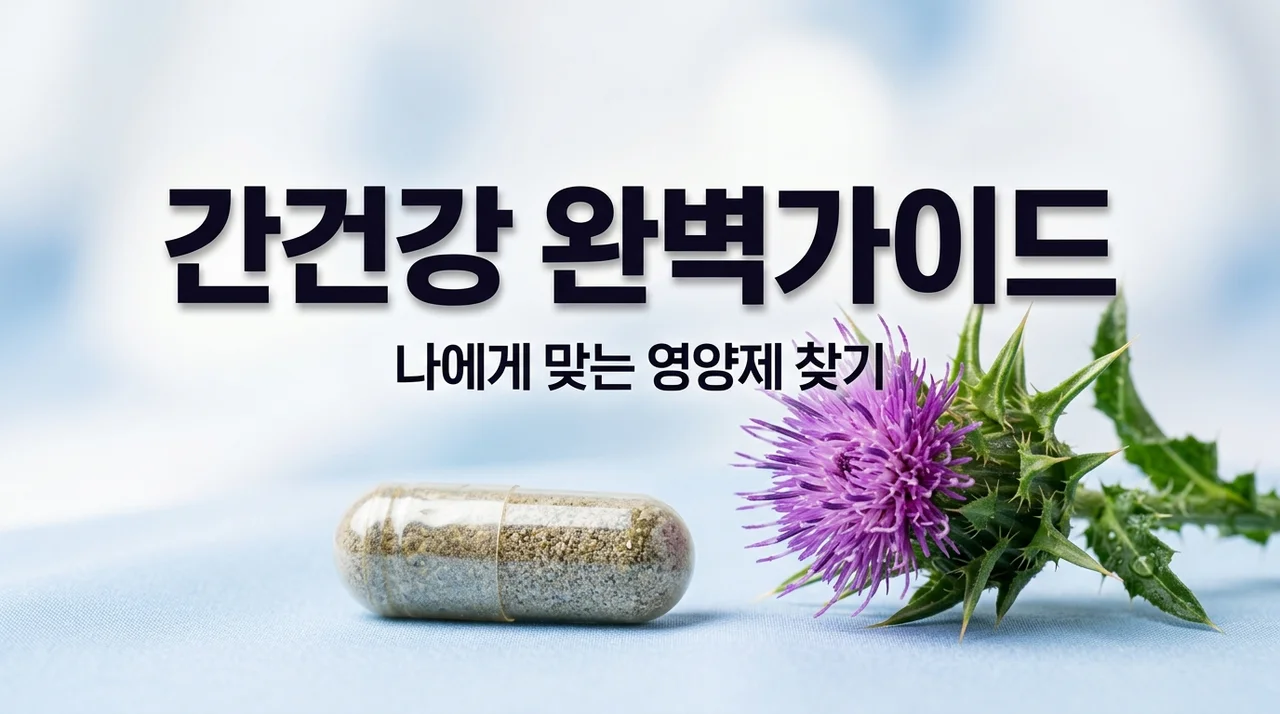 간영양제 추천, 밀크씨슬 실리마린 함량과 성분 제대로 고르는 법