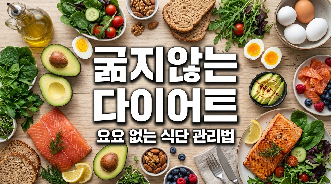 다이어트 음식 추천 및 굶지 않고 체중 관리하는 필승법 5가지