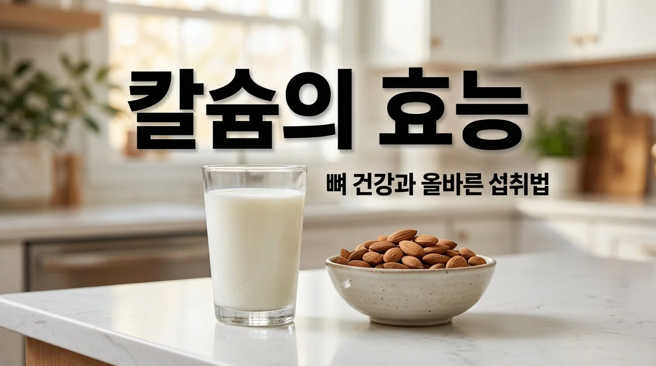 칼슘효능 5가지와 권장 섭취량, 부작용 없이 효과적으로 먹는 법