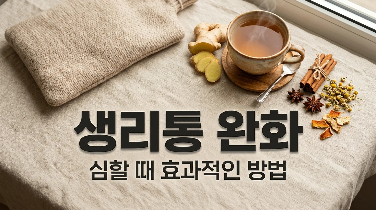 생리통완화 방법 5가지와 통증 줄이는 음식 생활 수칙 총정리