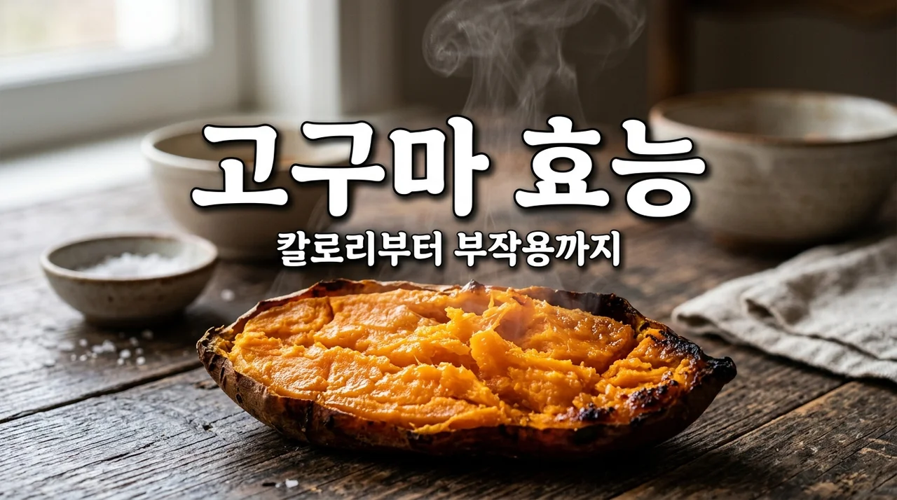 고구마효능 10가지와 칼로리 부작용까지! 더 건강하게 먹는 꿀팁