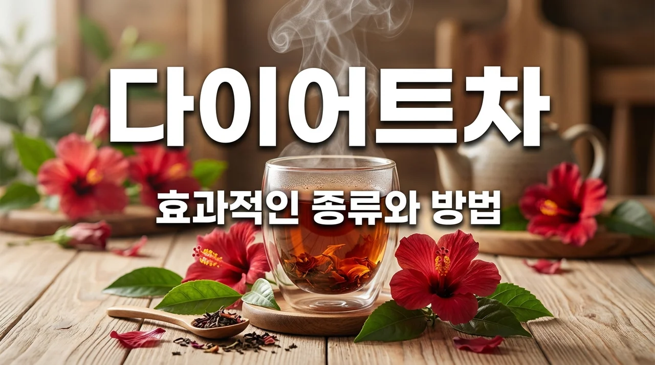 다이어트차 추천! 붓기 제거와 체지방 분해에 효과적인 종류 5가지
