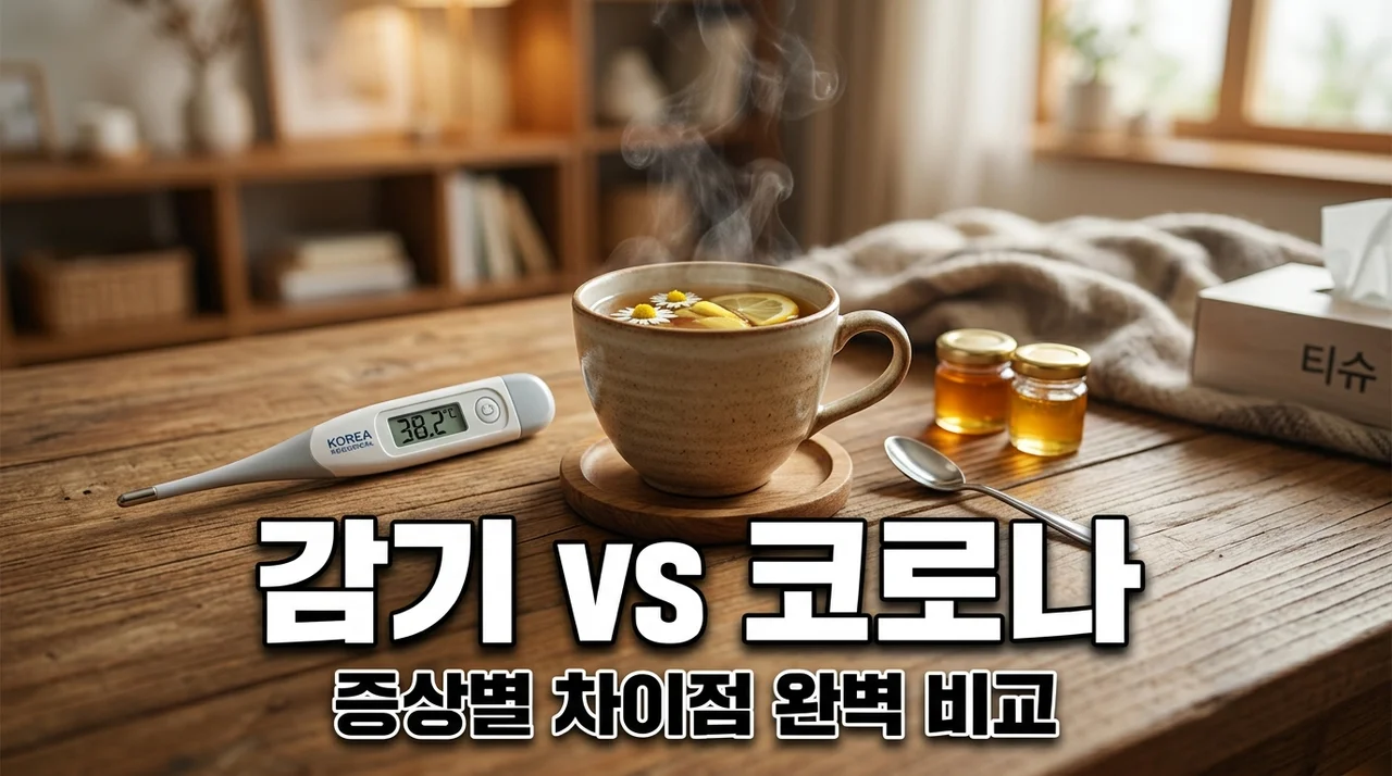 감기 코로나 차이 증상별 완벽 정리! 헷갈릴 때 꼭 확인하세요