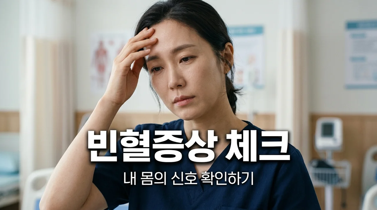 빈혈증상 7가지 자가진단 및 어지럼증 해결을 위한 철분 관리 가이드