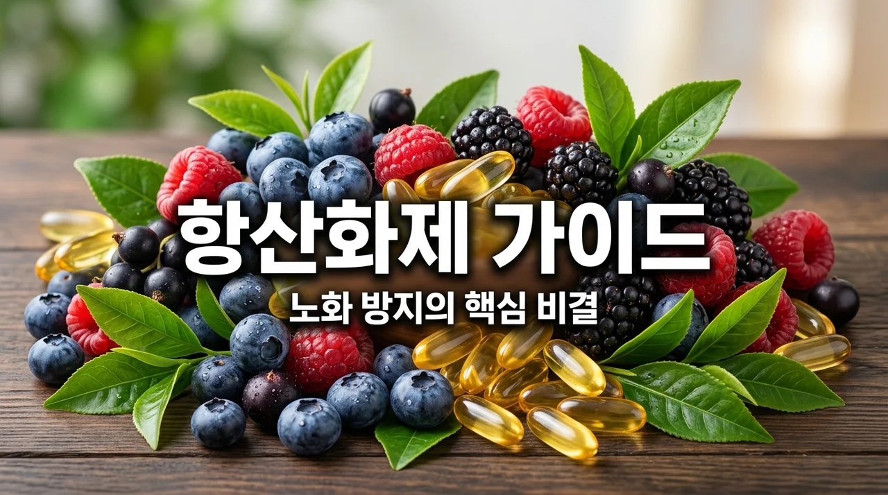 항산화영양제 추천 종류와 효능: 노화 방지를 위한 필수 가이드