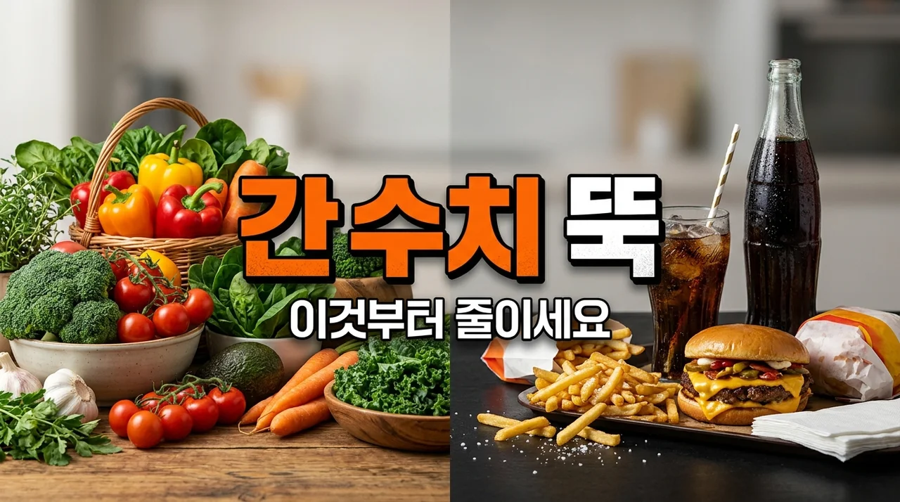 간 수치 낮추는 음식보다 먼저 줄여야 할 음식 5가지와 관리법