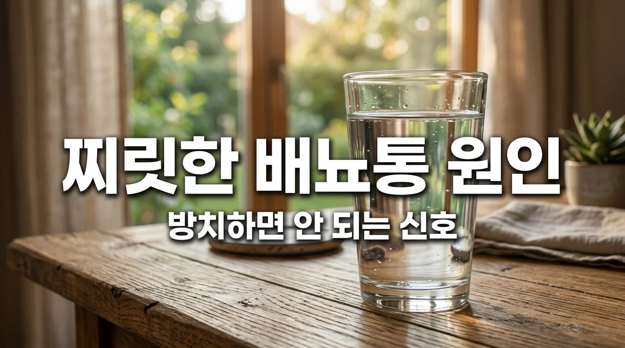 찌릿한 배뇨통 원인 5가지와 반드시 확인해야 할 증상 체크리스트