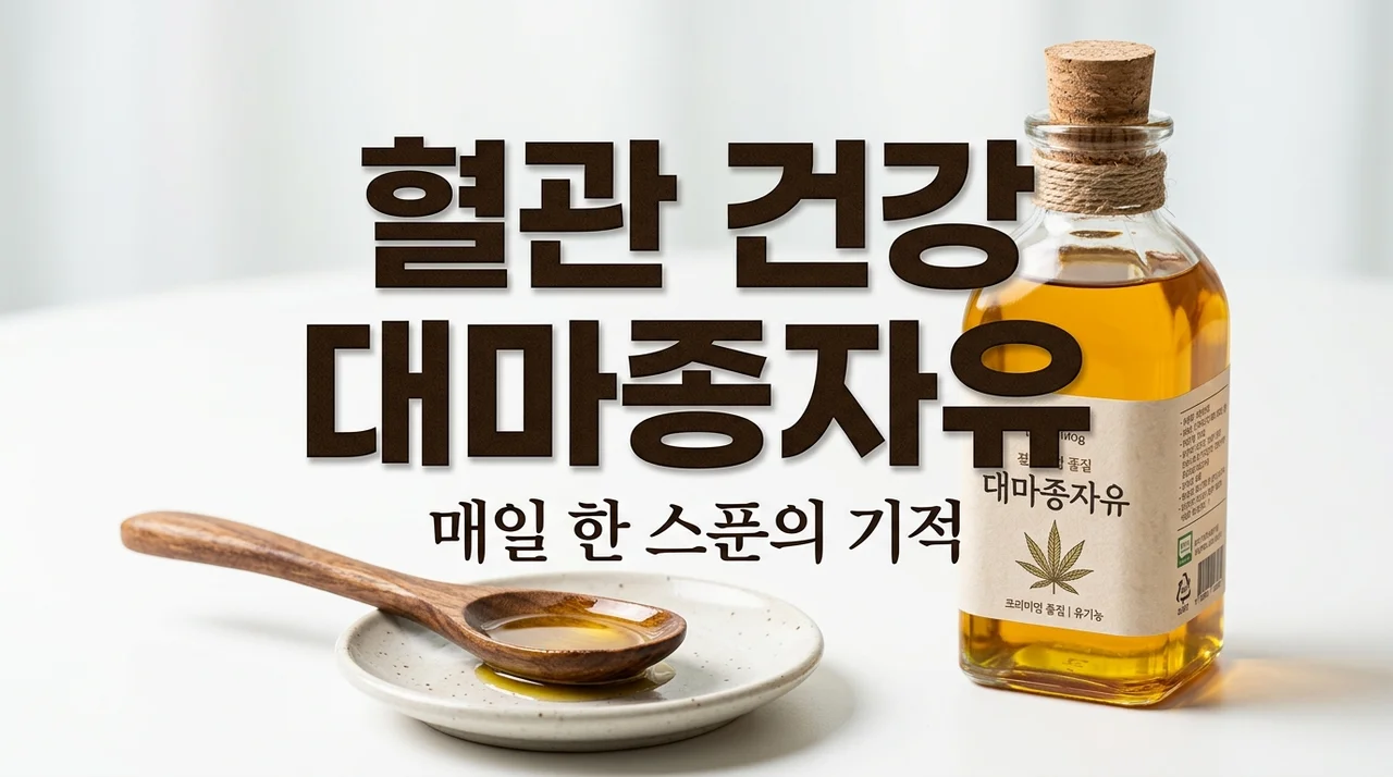 매일 한 스푼 대마종자유, 혈관 건강에 도움 되는 이유 3가지와 섭취 팁