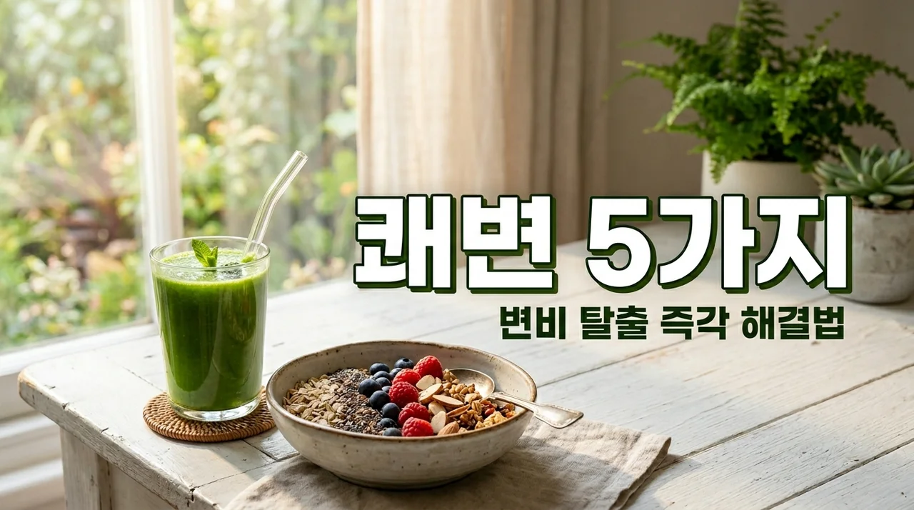 쾌변하는 법 5가지! 변비 탈출을 위한 음식과 즉각적인 해결책 총정리