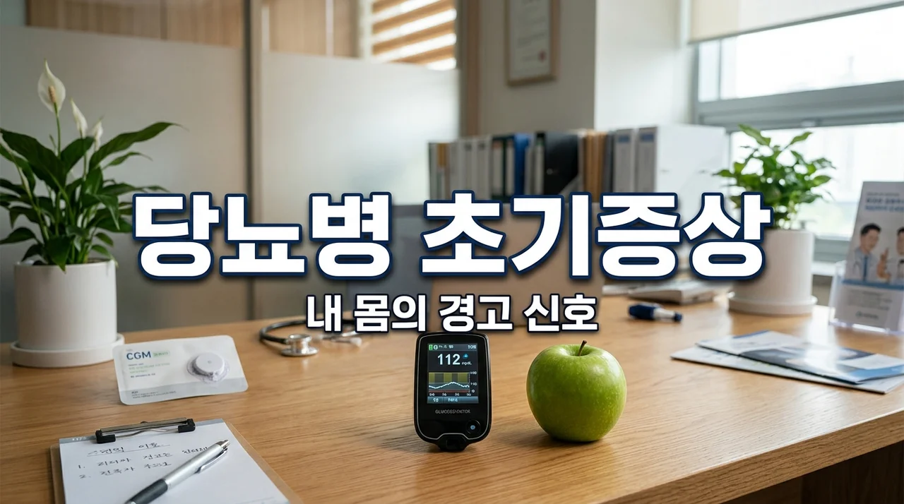당뇨병 증상 초기 신호 5가지와 꼭 확인해야 할 혈당 수치