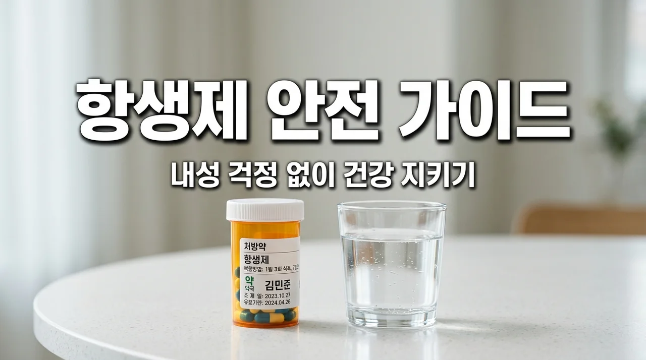 항생제 복용법 및 부작용 총정리! 내성 걱정 없이 안전하게 먹는 법